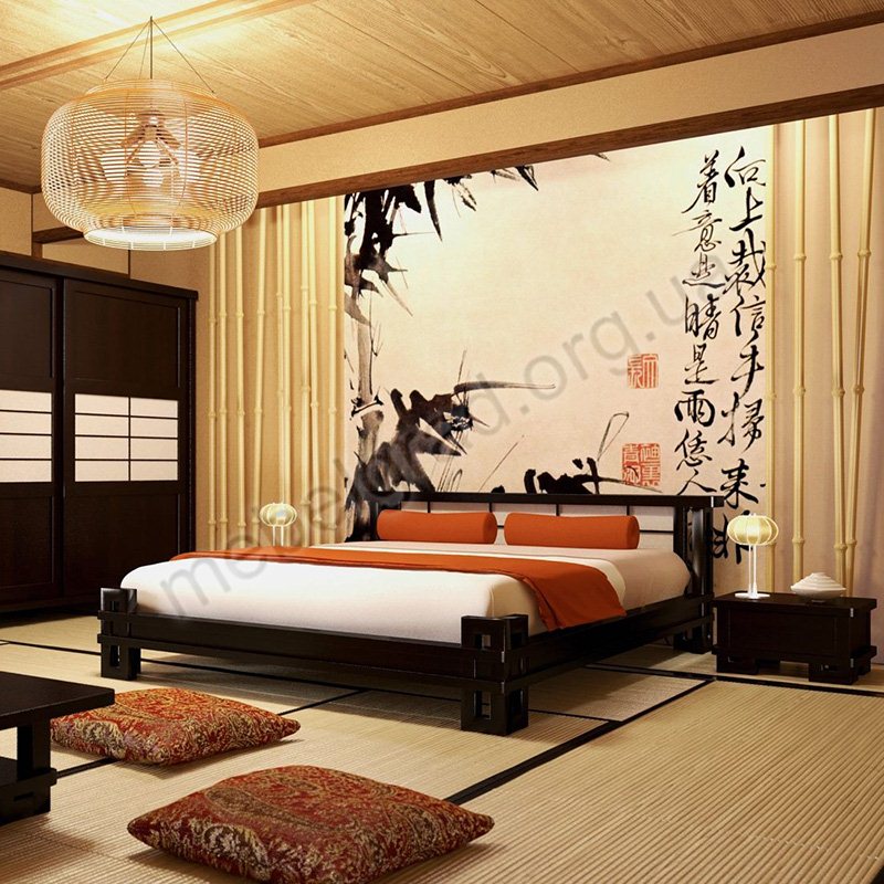 Спальня Япония из ольхи