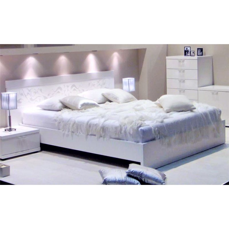 Белая кровать Vito White S714